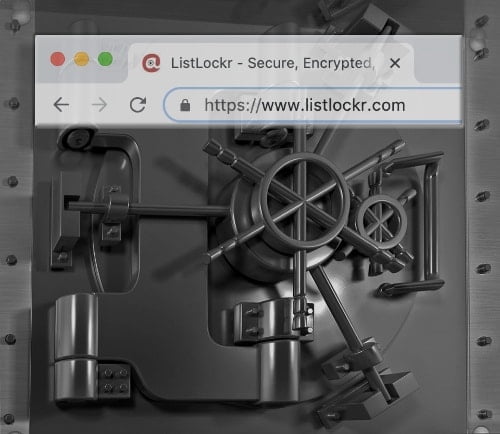 ListLockr Security as Standard